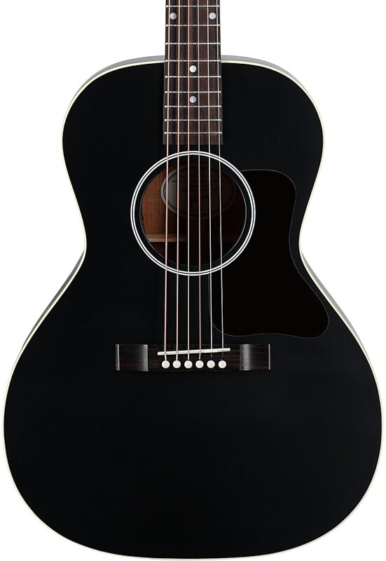 open zoom image for Gibson L-00 Special Acoustic-Electric Guitar (with Case), Satin Ebony, Body Straight Front
