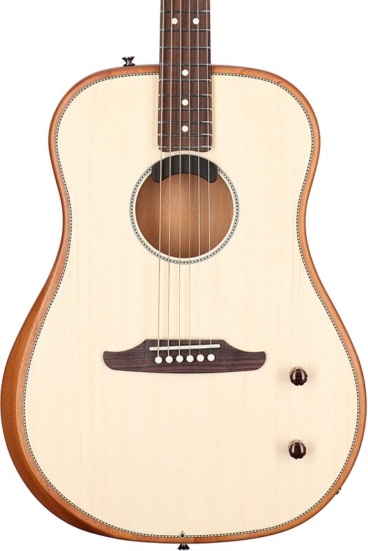 open zoom image for Fender Highway Dreadnought Acoustic-Electric Guitar (with Gig Bag), Spruce, Solid Sitka Spruce Top with Solid Mahogany Back and Sides, Body Straight Front