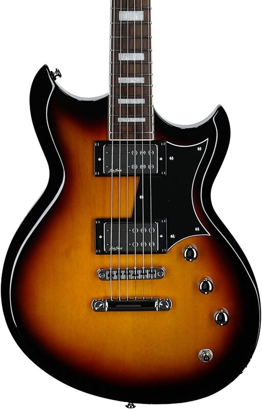open zoom image for Reverend Bob Balch Signature Electric Guitar, 3-Tone Sunburst, Body Straight Front