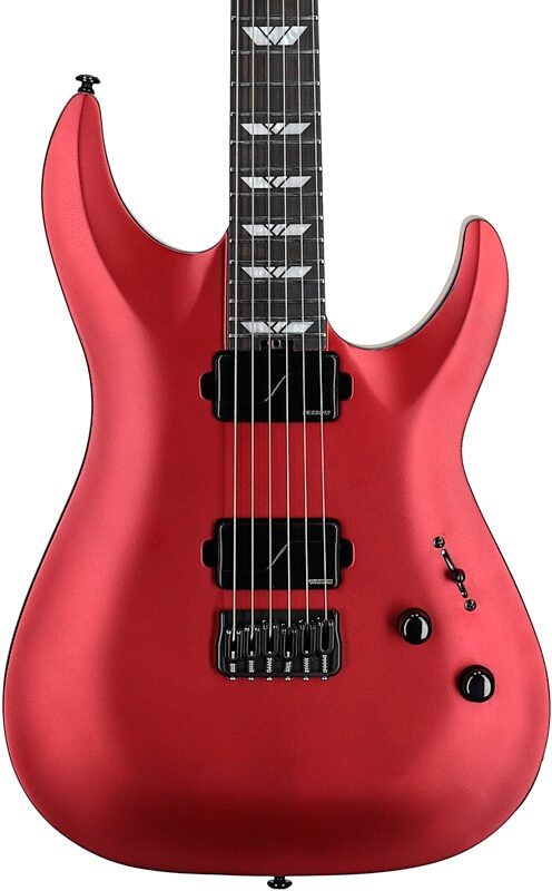 open zoom image for Schecter C1 SLS Custom Electric Guitar, Racing Red, Body Straight Front