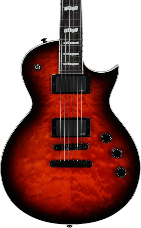 open zoom image for ESP LTD Eclipse EC-400QM Electric Guitar, Vintage Burst, Body Straight Front
