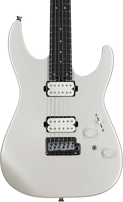 open zoom image for Charvel Pro-Mod Plus DK24 HH 2PT Electric Guitar, with Ebony Fingerboard (and Case), Celestial Silk, Open Box (Very Good), Body Straight Front