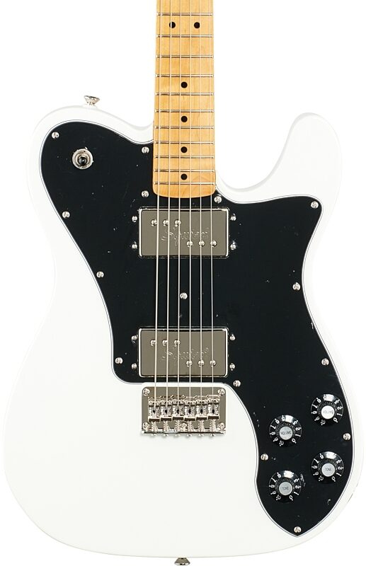 open zoom image for Squier Classic Vibe '70s Telecaster Deluxe Electric Guitar, with Maple Fingerboard, Olympic White, Body Straight Front