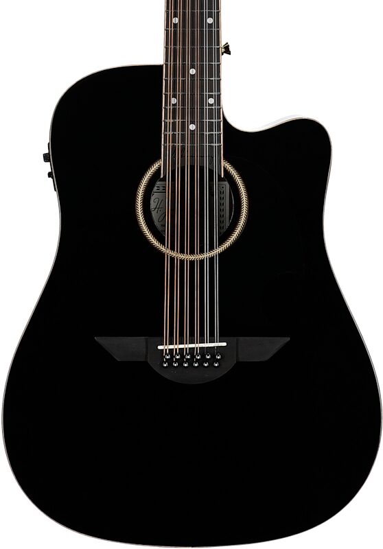 open zoom image for H. Jimenez LGD1-CEBK Guitarra Doble 12-String Guitar (with Case), New, Body Straight Front