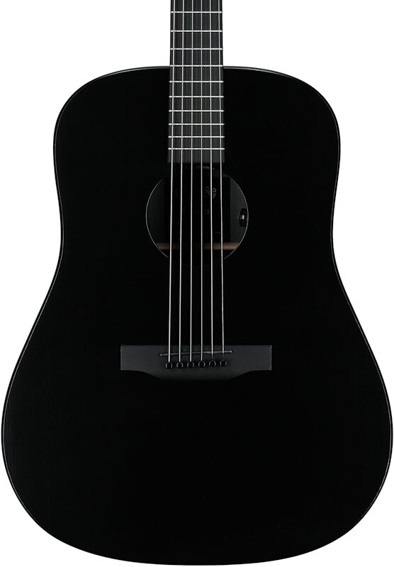 open zoom image for Martin Black-Out Special Exclusive Acoustic-Electric Guitar (with Gig Bag), Black, Body Straight Front