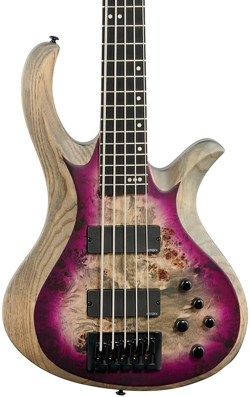 open zoom image for Schecter Riot-5 5-String Electric Bass, Satin Aurora Burst, Body Straight Front