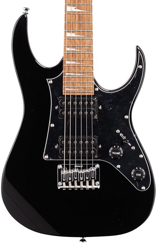 open zoom image for Ibanez GRGM21 GIO Mikro Electric Guitar, Black Night, Body Straight Front