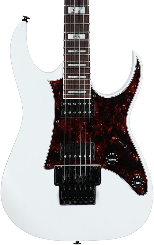 open zoom image for Ibanez RG653DX Prestige Electric Guitar (with Case), White Flat, Open Box (Very Good), Body Straight Front