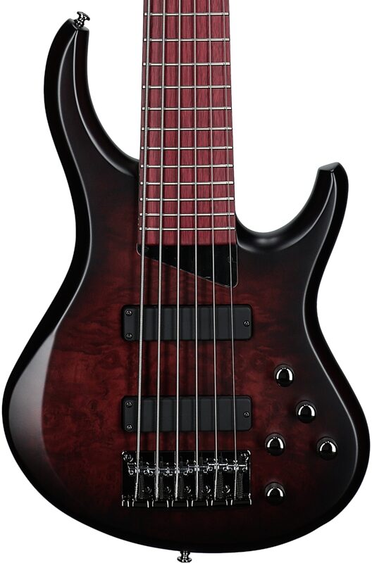 open zoom image for MTD Kingston Andrew Gouche AG-6 Electric Bass, 6-String, Smoky Purple, Open Box (Very Good), Body Straight Front