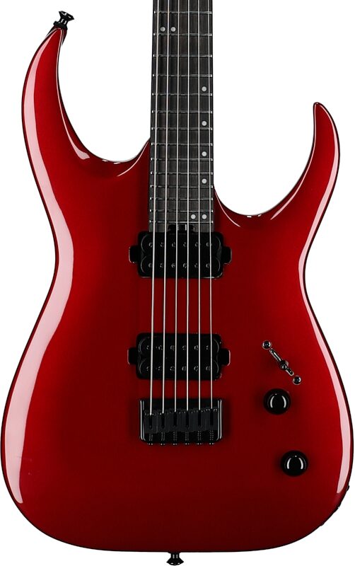 open zoom image for Jackson Pro Series Signature Misha Mansoor Juggernaut HT6 Electric Guitar, Caramelized Maple Fingerboard, Red Crystal, Open Box (Very Good), Body Straight Front