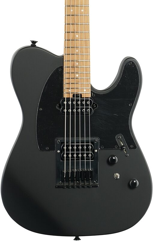 open zoom image for Charvel Pro-Mod So-Cal Style 2 24 HH HT CM Electric Guitar, Satin Black, Body Straight Front