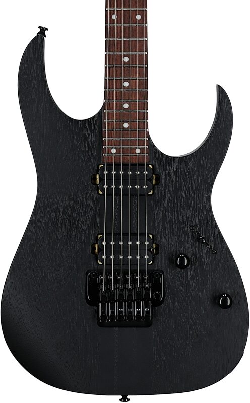 open zoom image for Ibanez RGRT420 Electric Guitar, Weathered Black, Body Straight Front