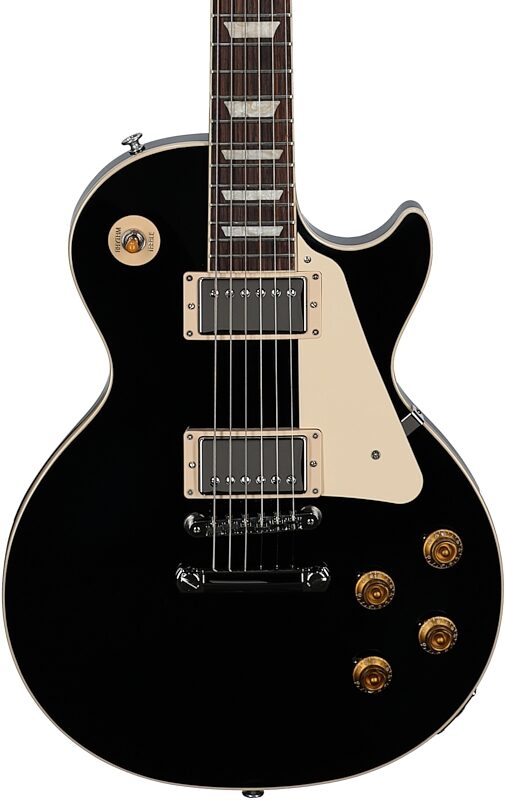 open zoom image for Gibson Exclusive Les Paul Standard Lite Electric Guitar (with Case), Ebony, Body Straight Front