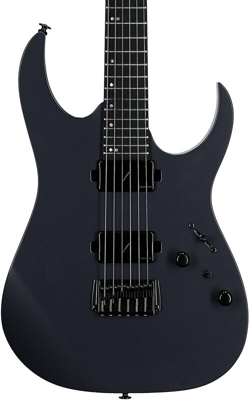 open zoom image for Ibanez RGR5121RB Prestige RGR Electric Guitar (with Case), Gray Metallic Flat, Body Straight Front