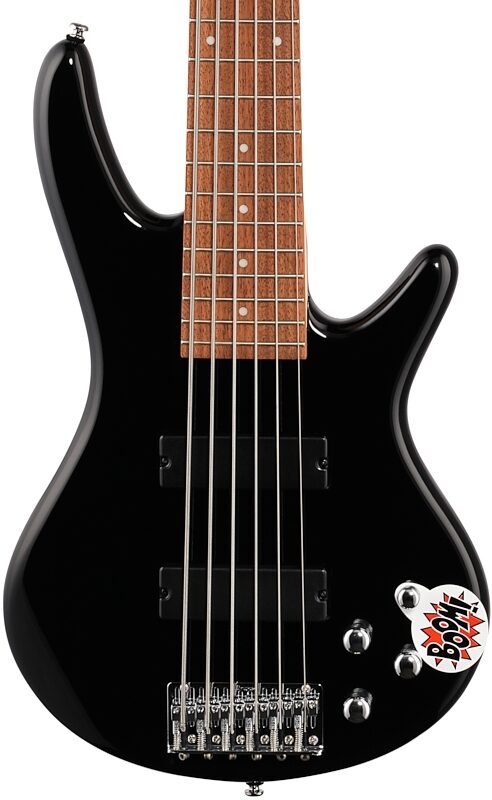 open zoom image for Ibanez GSR206 6-String Electric Bass, Black, Body Straight Front