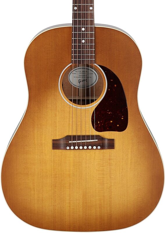 open zoom image for Gibson J-45 Special Satin Acoustic-Electric Guitar (with Gig Bag), Honey Burst, Body Straight Front