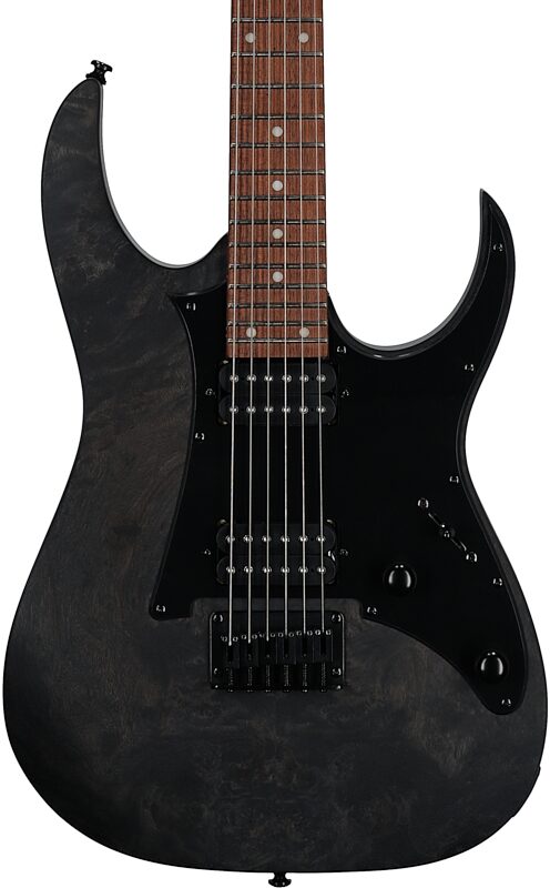 open zoom image for Ibanez RGR431PB Electric Guitar, Charcoal Grey Flat, Body Straight Front