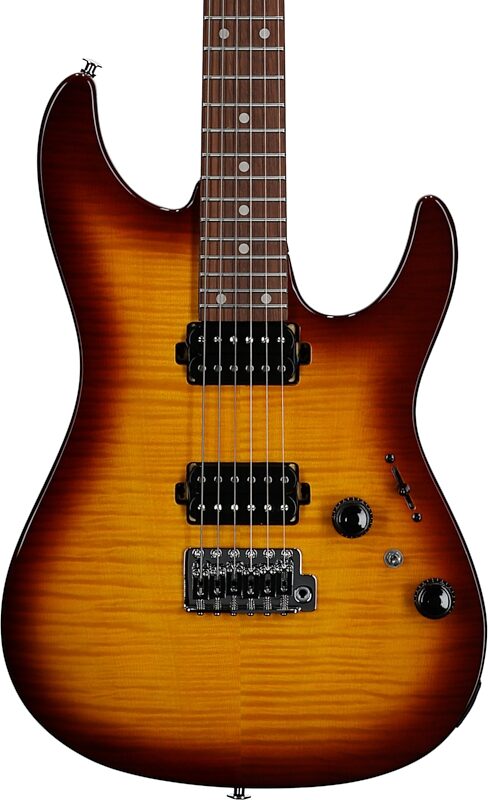 open zoom image for Ibanez AZ24S1F Electric Guitar, Violin Sunburst, Body Straight Front