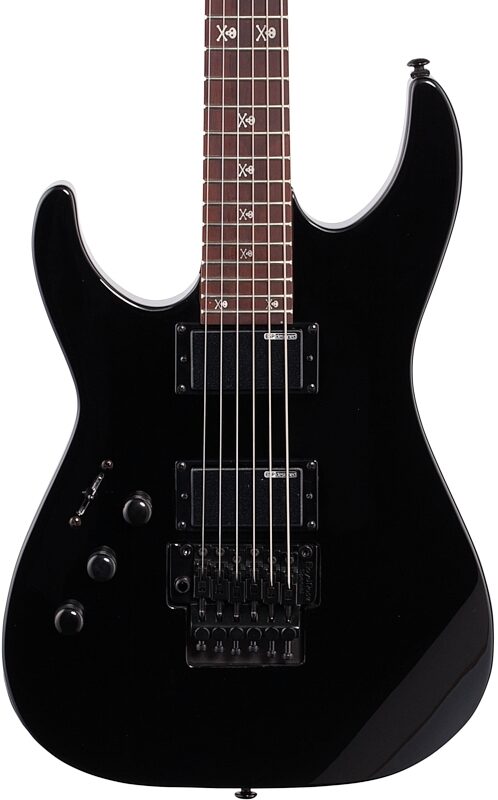 open zoom image for ESP LTD Kirk Hammett KH202 Electric Guitar, Left-Handed, Black, Open Box (Very Good), Body Straight Front