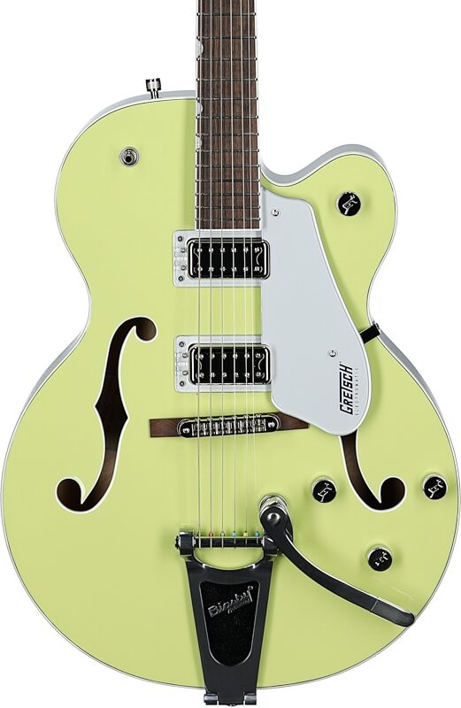 open zoom image for Gretsch G5420T Electromatic Hollowbody Electric Guitar, Two-Tone Anniversary Green, Body Straight Front