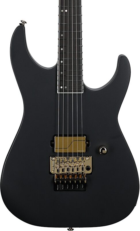 open zoom image for ESP LTD M-1001 Electric Guitar, Charcoal Metallic Satin, Body Straight Front