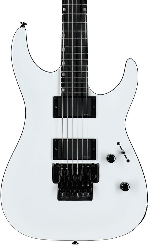 open zoom image for ESP LTD MH-400 Guitar with Tremolo, Snow White, Body Straight Front
