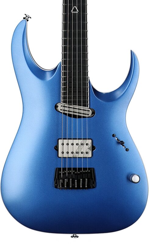 open zoom image for Ibanez JBM9999 Jake Bowen Electric Guitar (with Case), Azure Metal Matte, Body Straight Front