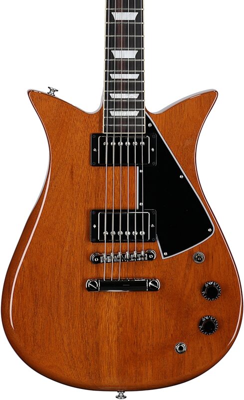 open zoom image for Gibson Theodore Standard Electric Guitar (with Case), Antique Natural, Body Straight Front