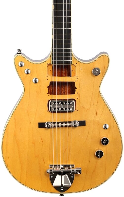 open zoom image for Gretsch G-6131MY Malcolm Young Jet Electric Guitar (with Case), Natural, Body Straight Front