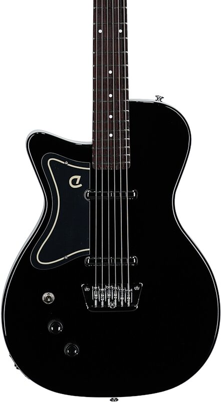 open zoom image for Danelectro '56 Baritone Electric Guitar, Left-Handed, Black, Body Straight Front