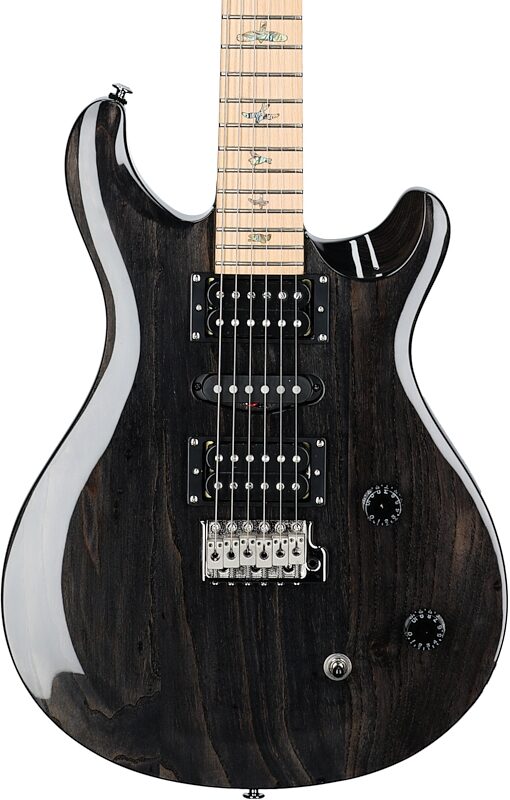 open zoom image for PRS Paul Reed Smith SE Swamp Ash Special Electric Guitar (with Gig Bag), Charcoal, Body Straight Front