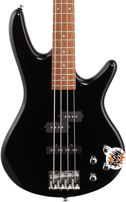 open zoom image for Ibanez GSR200 Electric Bass, Black, Body Straight Front