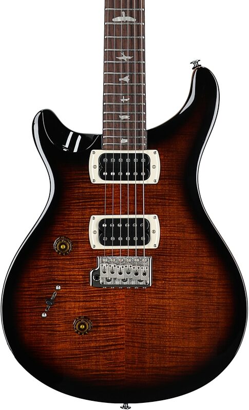 open zoom image for PRS Paul Reed Smith SE Custom 24 V2 Electric Guitar, Left-Handed (with Gig Bag), Black Gold Burst, Body Straight Front