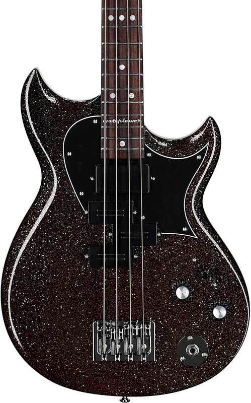open zoom image for Reverend Mike Watt Wattplower MKII Electric Bass, Rootbeer, Body Straight Front