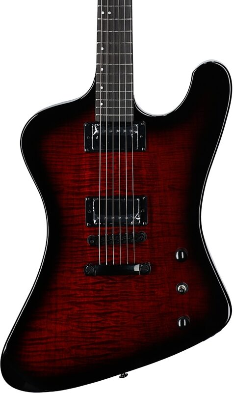 open zoom image for ESP LTD Phoenix PHX-200DX Electric Guitar, Red Burst, Body Straight Front