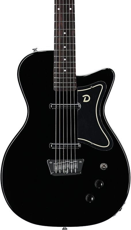 open zoom image for Danelectro '56 Baritone Electric Guitar, Black, Body Straight Front