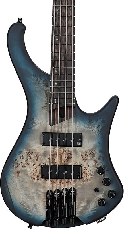 open zoom image for Ibanez EHB1500 Bass Guitar (with Gig Bag), Cosmic Blue, Body Straight Front