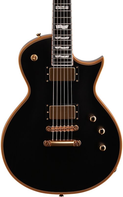 open zoom image for ESP E-II Eclipse DB Electric Guitar, Vintage Black, Body Straight Front