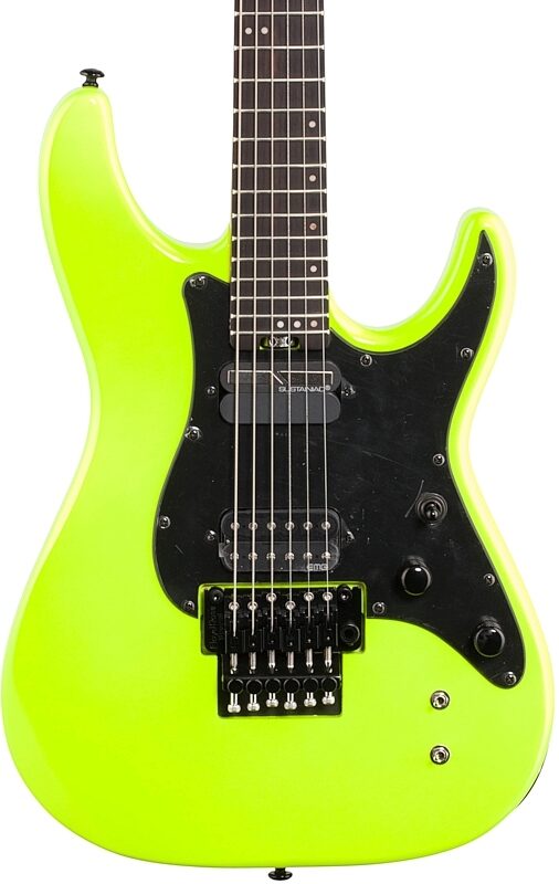 open zoom image for Schecter Sun Valley Super Shredder FR S Electric Guitar, Birch Green, Body Straight Front