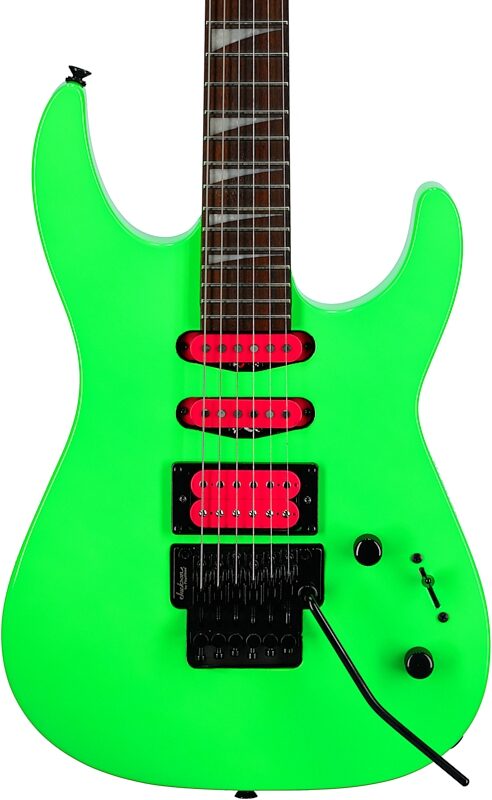open zoom image for Jackson X Series Dinky DK3XR HSS Electric Guitar, Neon Green, Body Straight Front