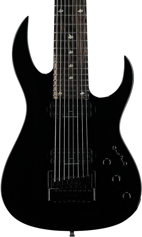 open zoom image for B.C. Rich SZA824ET Electric Guitar, 8-String, Black, Body Straight Front