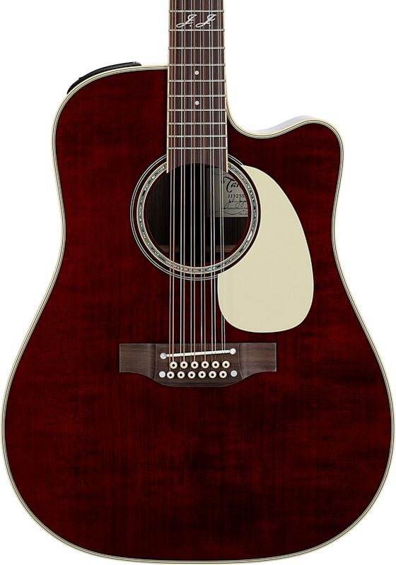 open zoom image for Takamine John Jorgenson Acoustic-Electric Guitar, 12-String (with Case), Gloss Stain, Body Straight Front