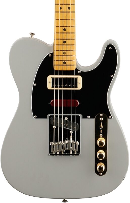 open zoom image for Fender Brent Mason Telecaster Electric Guitar, Maple Fingerboard (with Case), Primer Gray, Body Straight Front