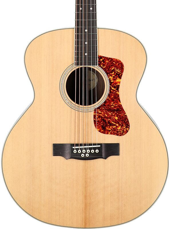 open zoom image for Guild BT-258E Deluxe 8-String Baritone Jumbo Acoustic-Electric Guitar, New, Body Straight Front