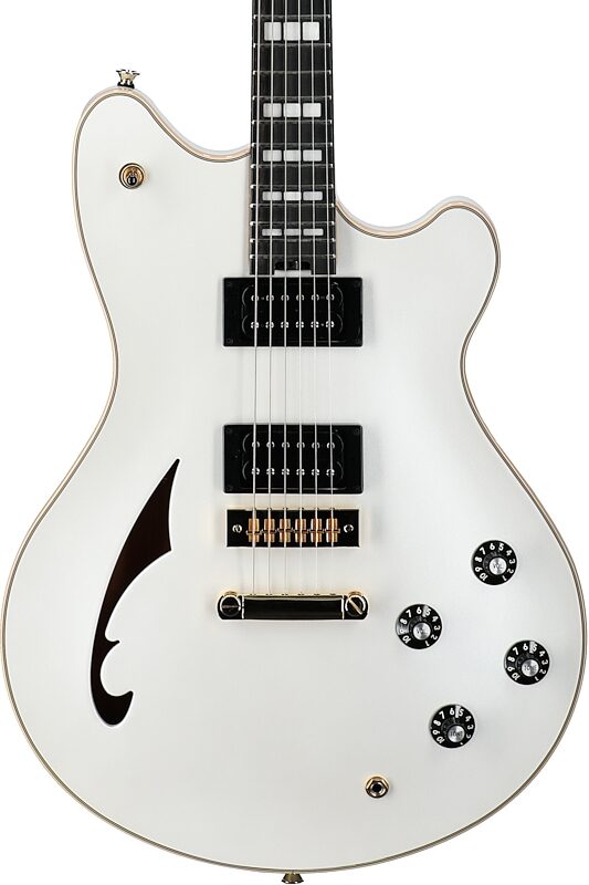 open zoom image for EVH Eddie Van Halen SA-126 Special Electric Guitar (with Case), Platinum Pearl Metallic, Body Straight Front