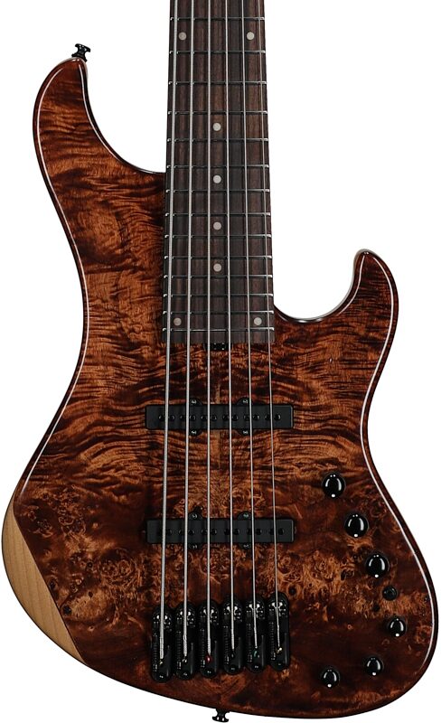 open zoom image for Ibanez MDM1606 Mode Electric Bass, 6-String (with Gig Bag), Natural Mocha Low Gloss, Body Straight Front
