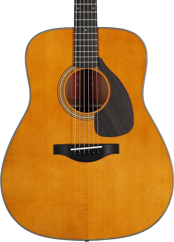 open zoom image for Yamaha FG5 Dreadnought Acoustic Guitar, Gloss Natural, Body Straight Front