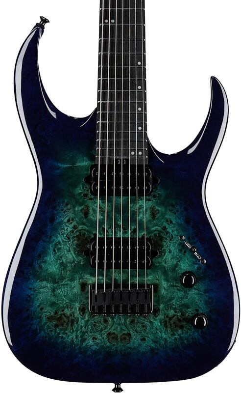 open zoom image for Jackson Misha Mansoor HT7 Electric Guitar, 7-String (with Gig Bag), Chlorine, Body Straight Front