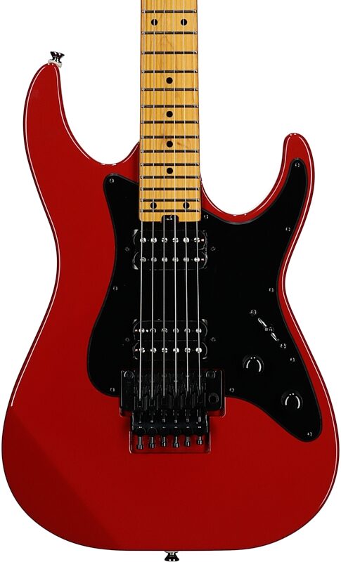 open zoom image for Kramer Volante HHFR Electric Guitar (with Gig Bag), Defender Red, Body Straight Front