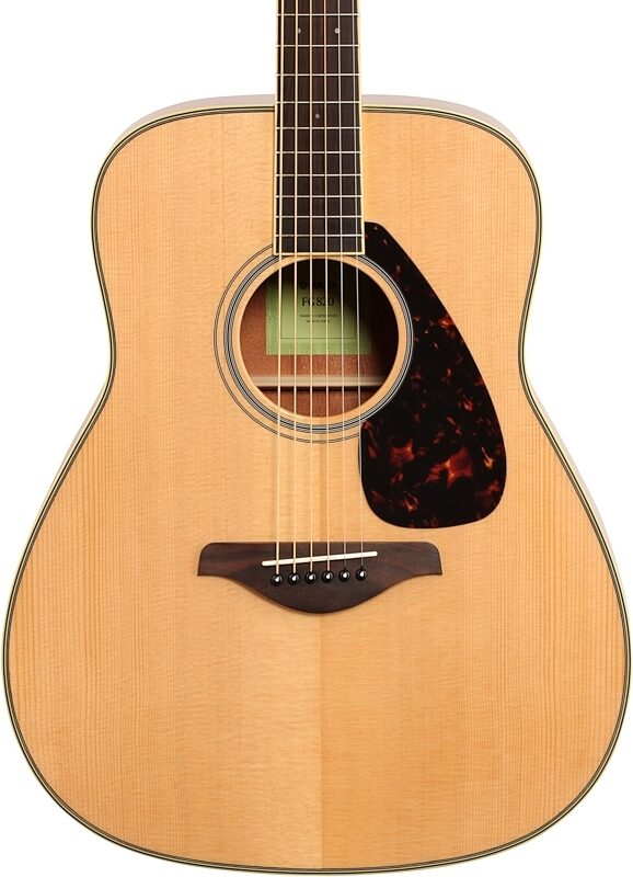 open zoom image for Yamaha FG820 Folk Acoustic Guitar, Natural, Body Straight Front